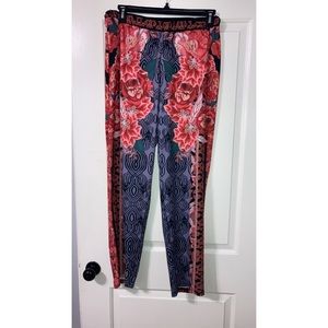 Flower jumpsuit pants